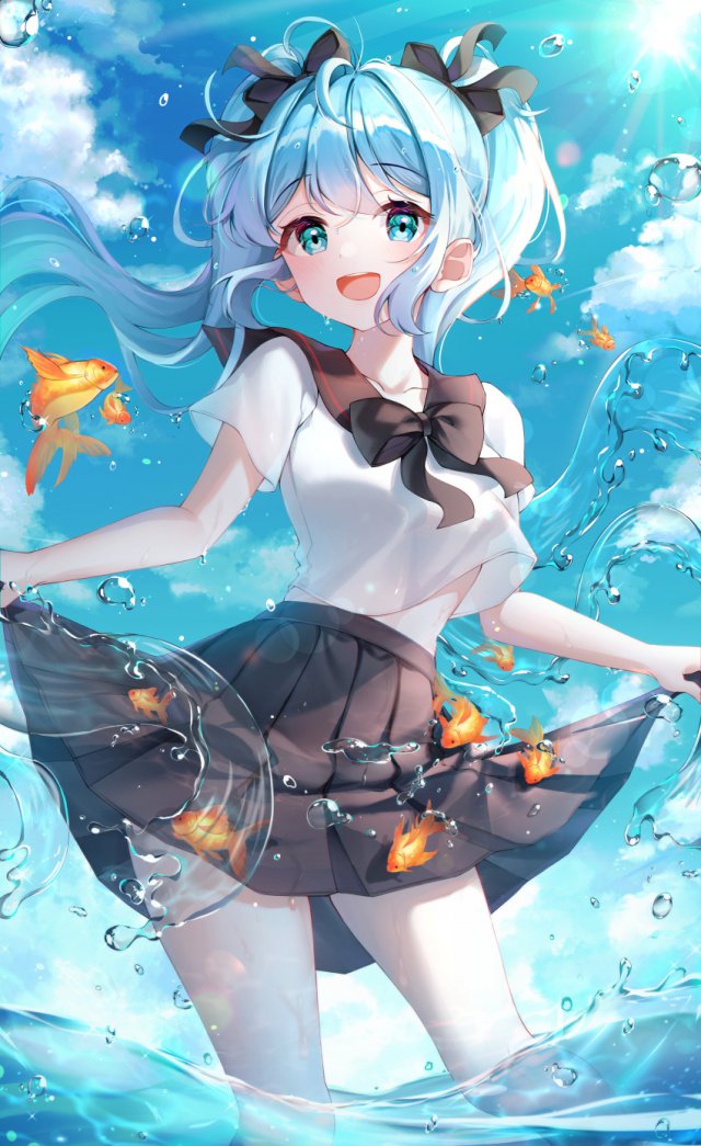 【二次】ツインテール女子画像　その２７